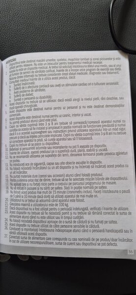 Vand saltea de masaj Shiatsu Wellneo 3IN1